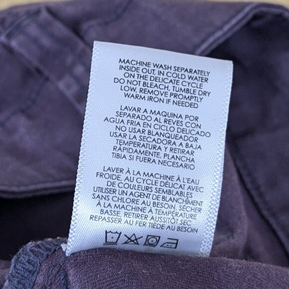 Cabi Cargo Eggplant Slim Leg Pant  2 - Picture 7 of 11